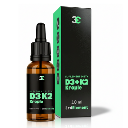 Witamina D3 + K2 w kroplach – naturalna synergia dla kości, serca i odporności