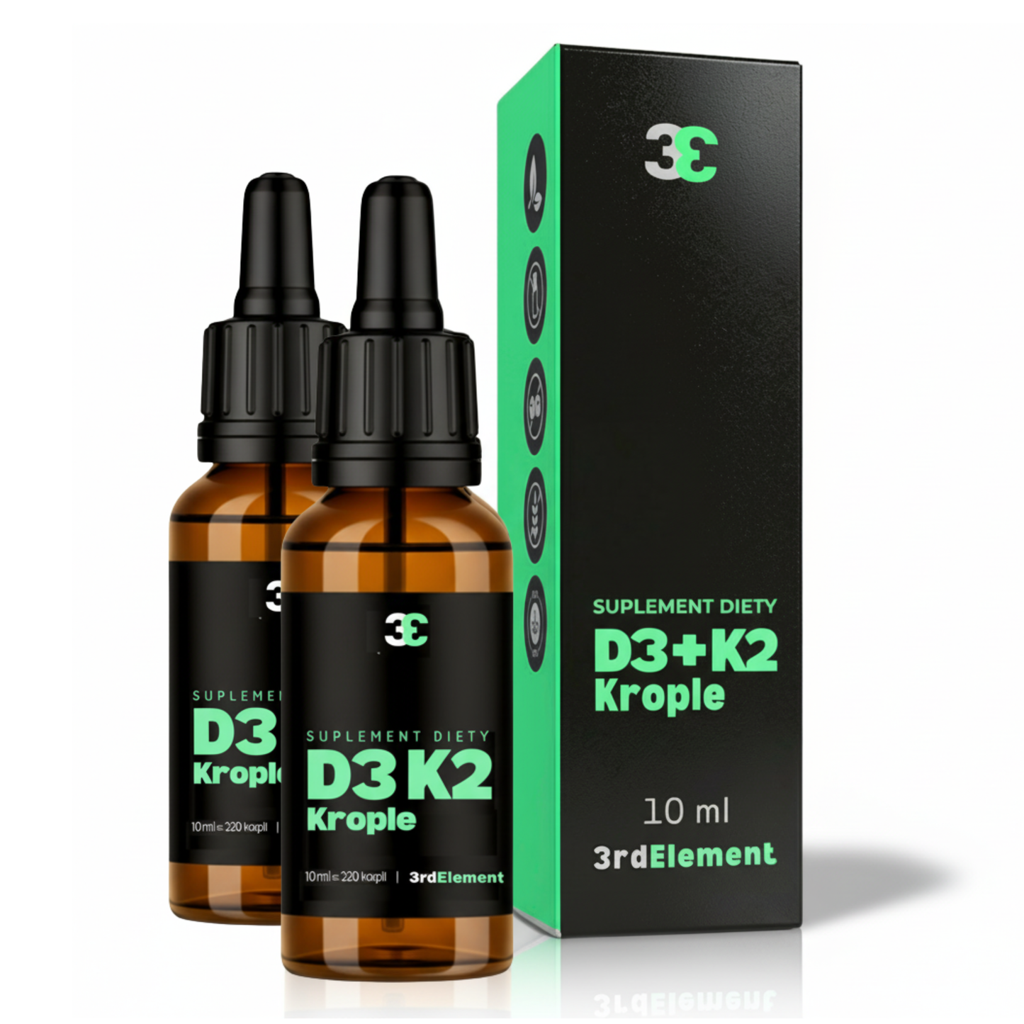 Witamina D3 + K2 w kroplach – naturalna synergia dla kości, serca i odporności