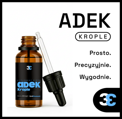 ADEK Krople 10 ml – kompleks witamin A, D, E i K