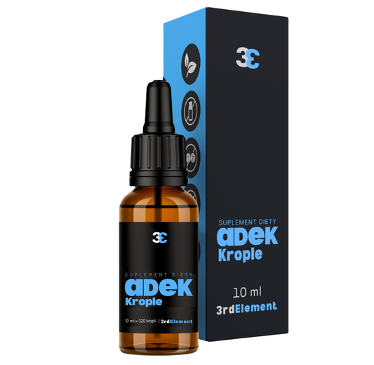 ADEK Krople 10 ml – kompleks witamin A, D, E i K