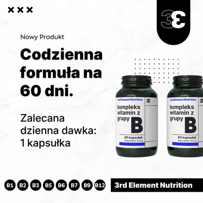 Witamina B Kompleks – 60 kapsułek