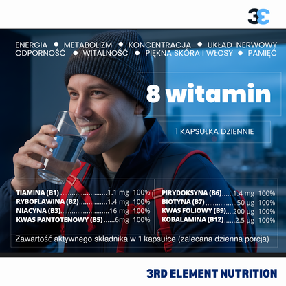 Witamina B Kompleks – 60 kapsułek