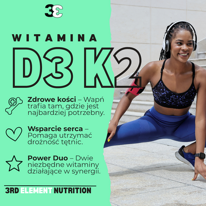 Witamina D3 + K2 w kroplach – naturalna synergia dla kości, serca i odporności