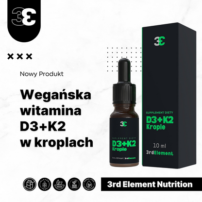 Witamina D3 + K2 w kroplach – naturalna synergia dla kości, serca i odporności